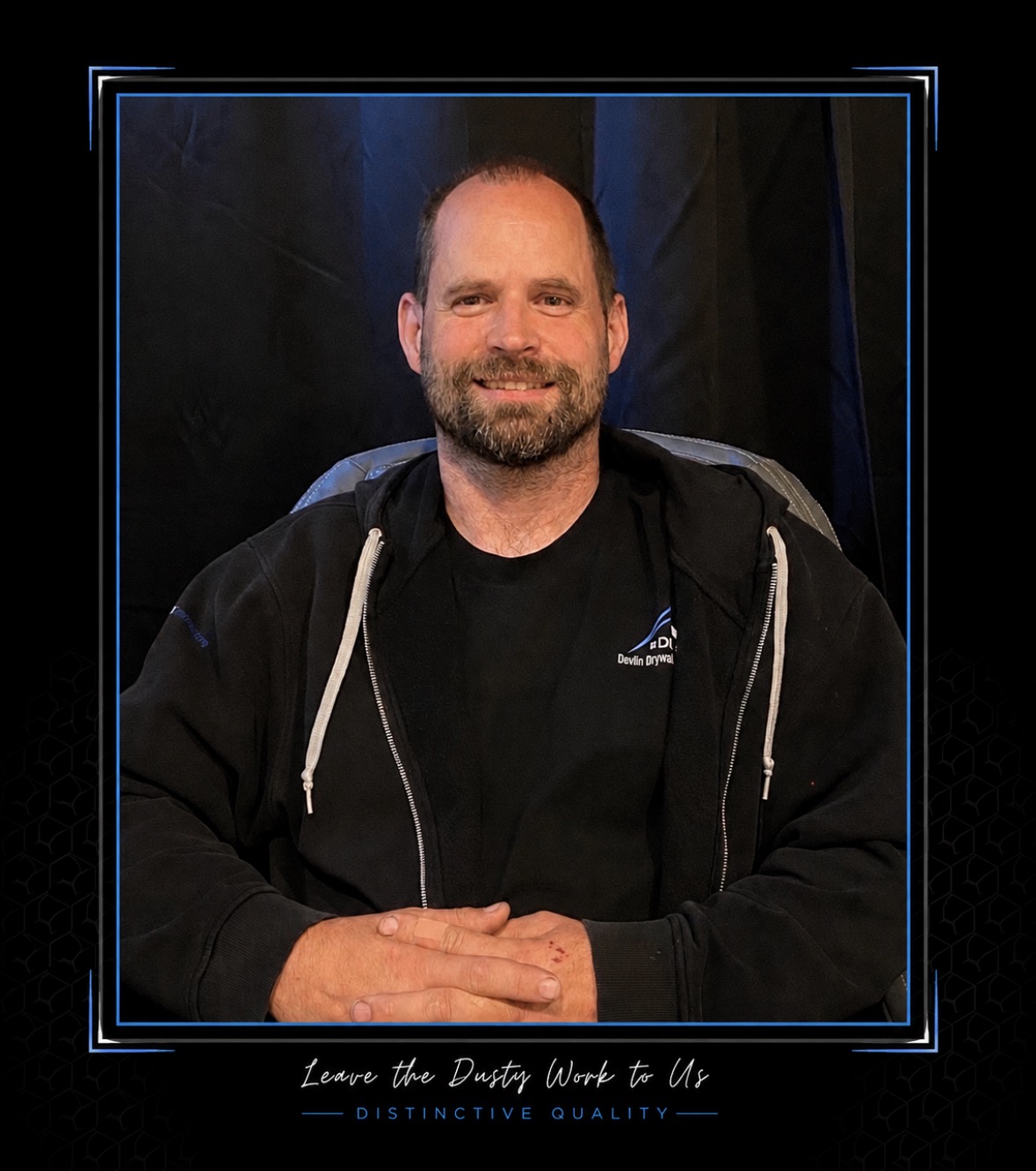 Alex Devlin, owner of Devlin Drywall Contractors
